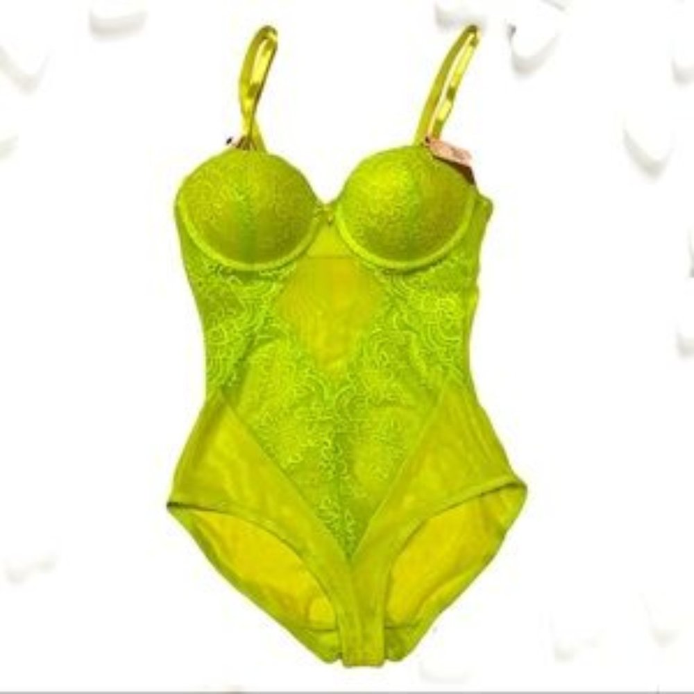 New Spree Intimate Lime Green Teddy/ Medium